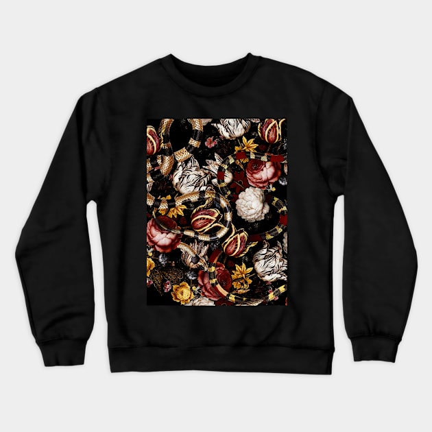 Dangers in the Forest XI Crewneck Sweatshirt by burcukorkmazyurek